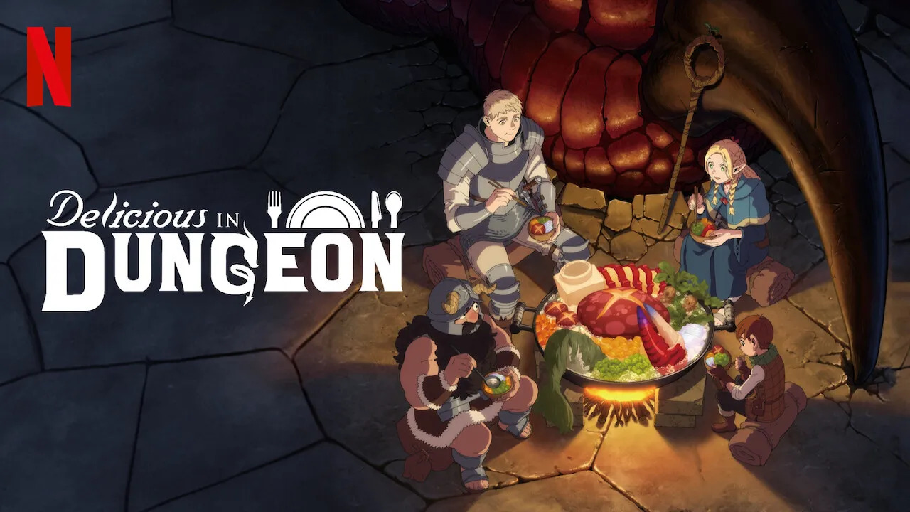 Dungeon Meshi é sobre aventuras e comidas gostosas