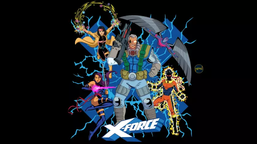 Arte da equipe de X-Men no Egito Antigo em X-Men '97